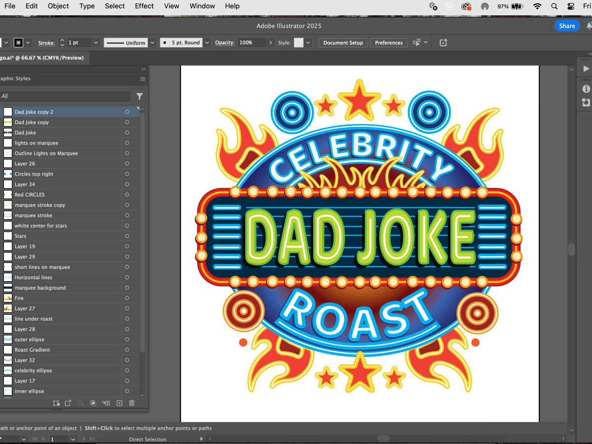 Part 3: Designing the Show’s Logo — From AI Concept to Final&nbsp;Artwork